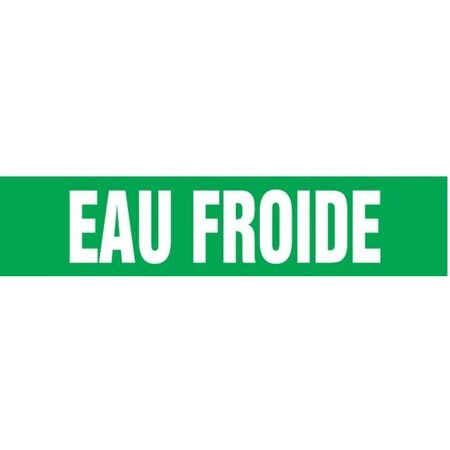 Accuform FRENCH PIPE MARKER EAU FROIDE CRPK217STF CRPK217STF